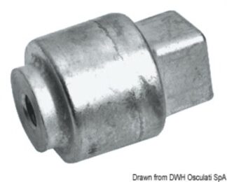 Anodo Yamaha 80/100 HP - 43.260.07 Osculati Anodi, soffietti motore
