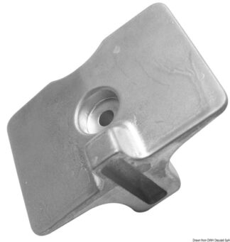 Anodo alluminio Yamaha mm 80x58 - 43.276.01 Osculati Anodi, soffietti motore