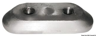 Piastrina alluminio JOHNSON/EVINRUDE G2 - 43.317.30 Osculati Anodi, soffietti motore
