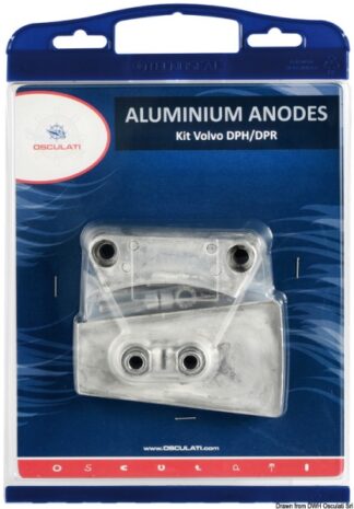 Kit Volvo DPH magnesio - 43.345.02 Osculati Anodi, soffietti motore