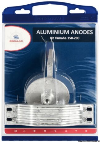Kit Yamaha 150/200 magnesio - 43.350.02 Osculati Anodi, soffietti motore
