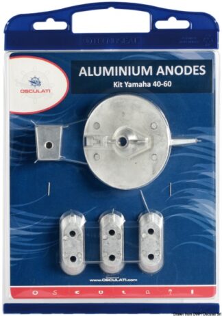 Kit Yamaha 4T 40/60 alluminio - 43.354.03 Osculati Anodi, soffietti motore