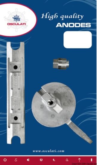 Kit anodi fuoribordo Yamaha 80/100 Hp - 43.354.11 Osculati Anodi, soffietti motore