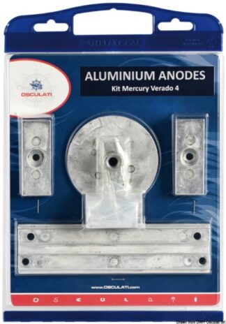 Kit anodi 4 pz Mercury magnesio - 43.355.02 Osculati Anodi, soffietti motore
