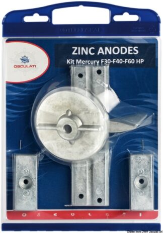 Kit anodi Verado zinco - 43.358.00 Osculati Anodi, soffietti motore