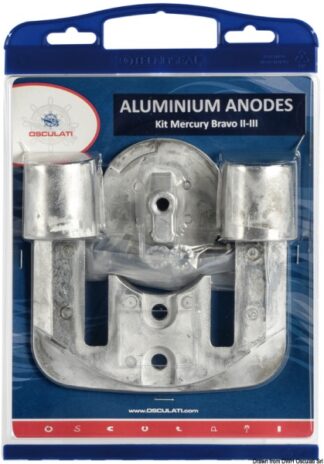Kit Bravo II/III magnesio - 43.361.02 Osculati Anodi, soffietti motore