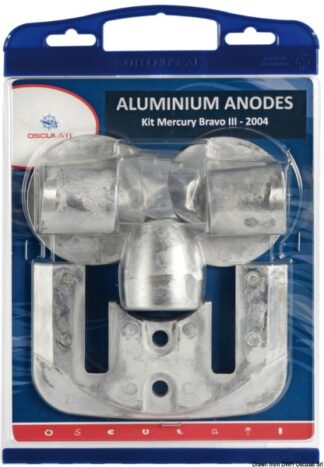 Kit Bravo III-04 magnesio - 43.362.02 Osculati Anodi, soffietti motore