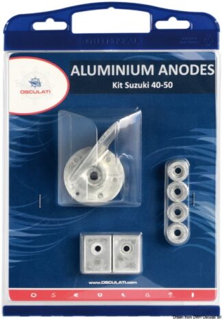 Kit anodi Suzuki 40/50 HP magnesio - 43.370.02 Osculati Anodi, soffietti motore