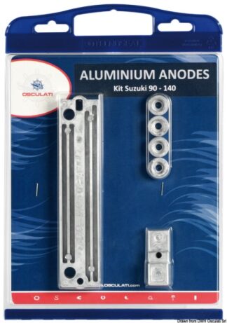 Kit anodi Suzuki 90/140 HP magnesio - 43.371.02 Osculati Anodi, soffietti motore