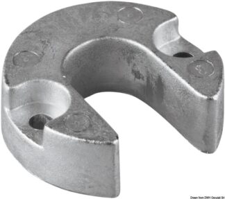 Anodo magnesio piede Mercruiser/Alpha - 43.424.23 Osculati Anodi, soffietti motore