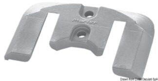 Anodo magnesio a placca Bravo - 43.435.22 Osculati Anodi, soffietti motore