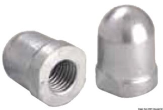 Anodo supporto base gruppi poppieri Mercruiser filetto 12x1,75 mm - 43.442.00 Osculati Anodi, soffietti motore