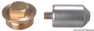 Anodo tappo - Volvo - 43.547.00 Osculati Anodi, soffietti motore