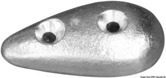 Anodo saponetta 300 g - 43.701.00 Osculati Anodi, soffietti motore