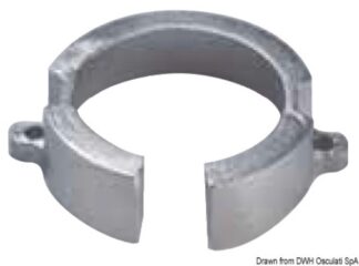 Anodo magnesio asse elica Mercruiser Bravo I - 43.806.20 Osculati Anodi, soffietti motore