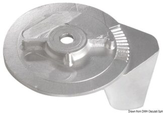 Anodo MERCURY pinna 25/50 HP alluminio - 43.822.16 Osculati Anodi, soffietti motore