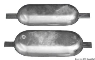 Anodo magnesio da saldare mm 400 x 152 4 kg - 43.908.06 Osculati Anodi, soffietti motore