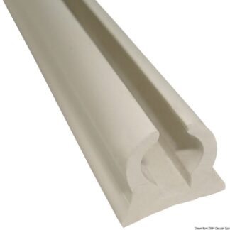 Canalina in PVC bianco per tendalini 4 m - 44.010.01 Osculati Profili parabordo