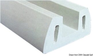 Profilo PVC grigio 72 x 30 mm (barra 2 m) - 44.021.00 Osculati Profili parabordo