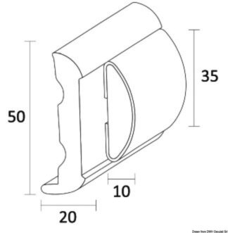 Base standard SPHAERA 35 - 24 mt - 44.061.35 Osculati Profili parabordo