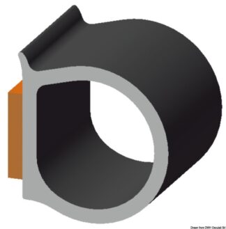Profilo autoadesivo 11,4 x 10,3 mm - 44.490.01 Osculati Profili parabordo