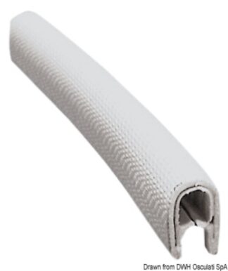 Profilato PVC bianco 1,5 x 4 mm - 44.491.01 Osculati Profili parabordo