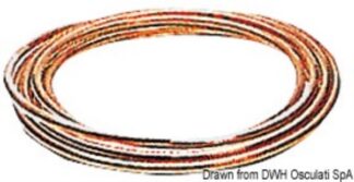 Tubo in rame per carburante 10 x 12 mm - 45.028.12 Osculati Raccorderia, filtri