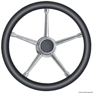 Volante A inox/nero 350 mm - 45.135.01 Osculati Timonerie