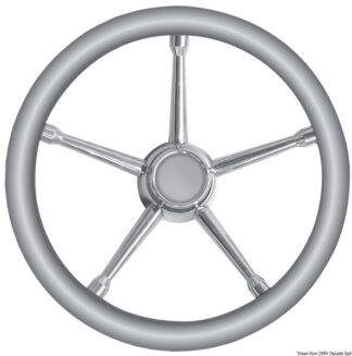 Volante A inox/grigio 350 mm - 45.135.02 Osculati Timonerie