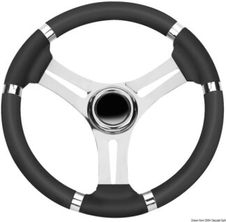 Volante corona nero mm 350 - 45.151.01 Osculati Timonerie