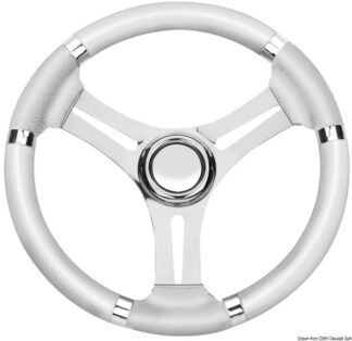 Volante corona bianca mm 350 - 45.151.03 Osculati Timonerie