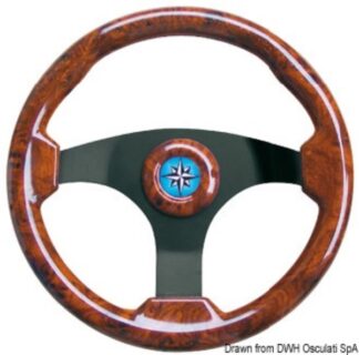 Volante Technic nero/radica - 45.163.01 Osculati Timonerie