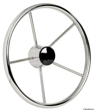 Volante inox 5 razze 380 mm - 45.165.37 Osculati Timonerie