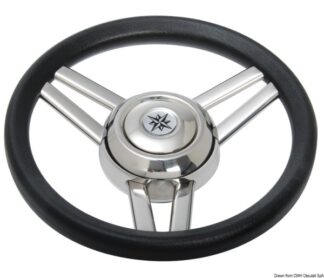 Volante Magnifico 3 razze Ø mm 350 nero - 45.177.01 Osculati Timonerie