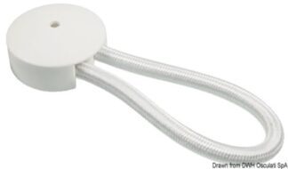 Gancio elastico bianco 80 mm - 46.091.80 Osculati Tendalini