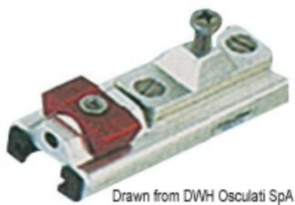 Supporto a parete per rotaia da mm 25x4 - 46.672.03 Osculati Tendalini