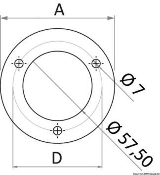 Flangia - 46.815.90 Osculati Tendalini