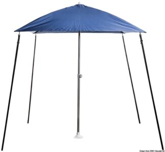 Ombrellone "PARASOL" pieghevole per barca blu navy - 46.891.02 Osculati Tendalini