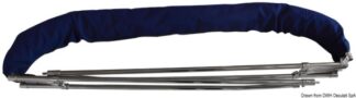 Tendalino 3 archi Inox alto cm 185/195 bianco - 46.920.03 Osculati