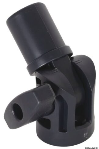 Base di fissaggio universale snodata per tubi Ø32m - 48.100.03 Osculati Sedili, tavoli, gambe, roll bar e portaoggetti