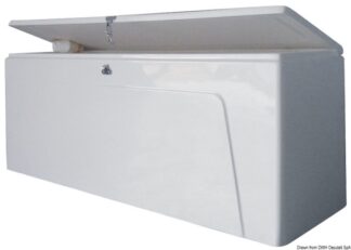 Gavone multiuso apribile 140x50x55 cm - 48.297.00 Osculati Sedili, tavoli, gambe, roll bar e portaoggetti