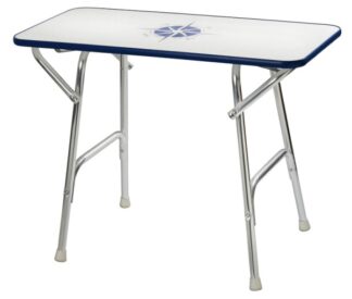 Tavolo pieghevole rettangolare 80x40 cm. - 48.354.02 Osculati Sedili, tavoli, gambe, roll bar e portaoggetti
