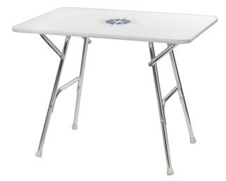 Tavolo pieghevole rettangolare 88x60 cm. - 48.354.04 Osculati Sedili, tavoli, gambe, roll bar e portaoggetti