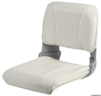 Sedile con schienale ribaltab.e sfilabile bianco - 48.402.01 Osculati Sedili, tavoli, gambe, roll bar e portaoggetti