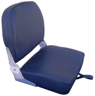 Sedile schienale ribaltabile in vinile blu navy - 48.404.02 Osculati Sedili, tavoli, gambe, roll bar e portaoggetti