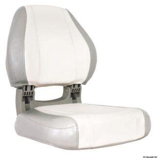 Sedile ergonomico Sirocco grigio e bianco - 48.407.02 Osculati Sedili, tavoli, gambe, roll bar e portaoggetti