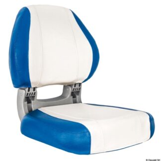 Sedile ergonomico Sirocco blu e bianco - 48.407.03 Osculati Sedili, tavoli, gambe, roll bar e portaoggetti