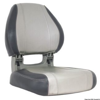 Sedile ergonomico Sirocco grigio - 48.407.04 Osculati Sedili, tavoli, gambe, roll bar e portaoggetti