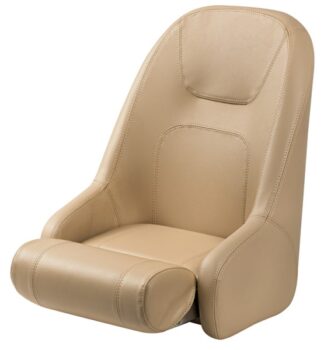 Sedile imbottito rivestito con flip up H51 - 48.410.05 Osculati Sedili, tavoli, gambe, roll bar e portaoggetti
