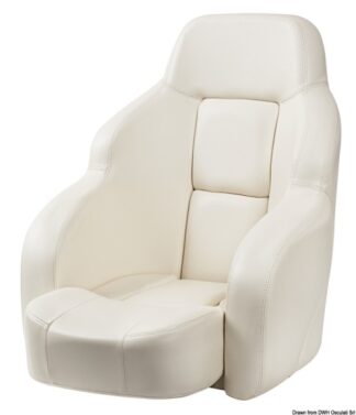 Sedile anatomico imbottito con Flip UP RS56 bianco - 48.410.22 Osculati Sedili, tavoli, gambe, roll bar e portaoggetti